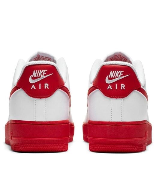 nike air force 1 brick red