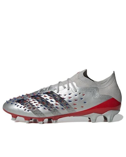 Adidas White Predator Freak .1 L Ag Artificial Grass for men