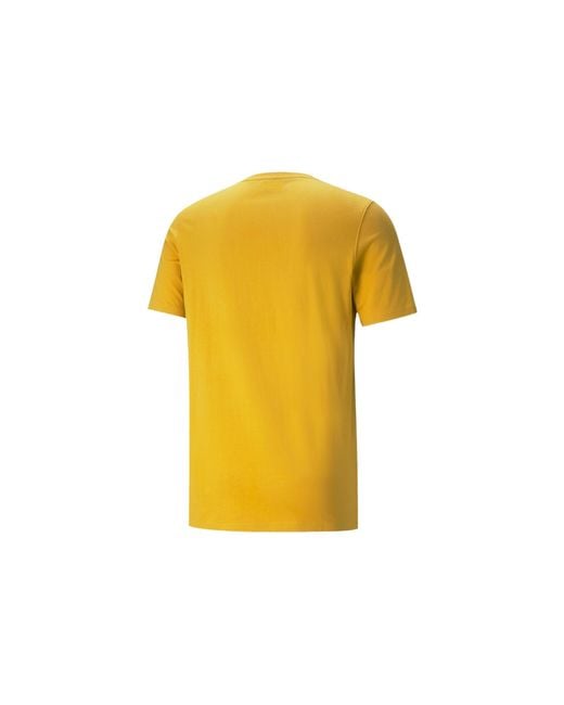 PUMA Yellow 4Th Quarter Short Sleeve T-Shirt for men