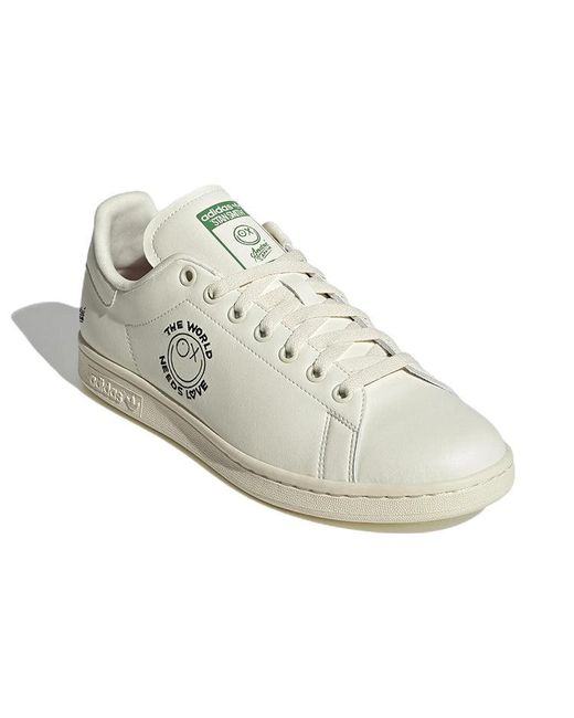 Adidas White Andr Saraiva X Stan Smith 'The World Needs Love' for men