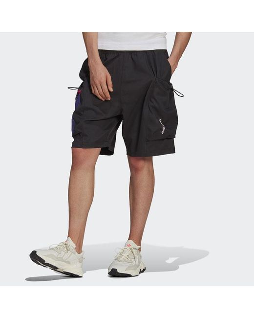 Adidas Blue Originals G Outd Short Pocket Sports Shorts for men