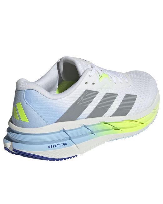 Adidas Blue Adistar 3 'Cloud Lucid Lemon' for men