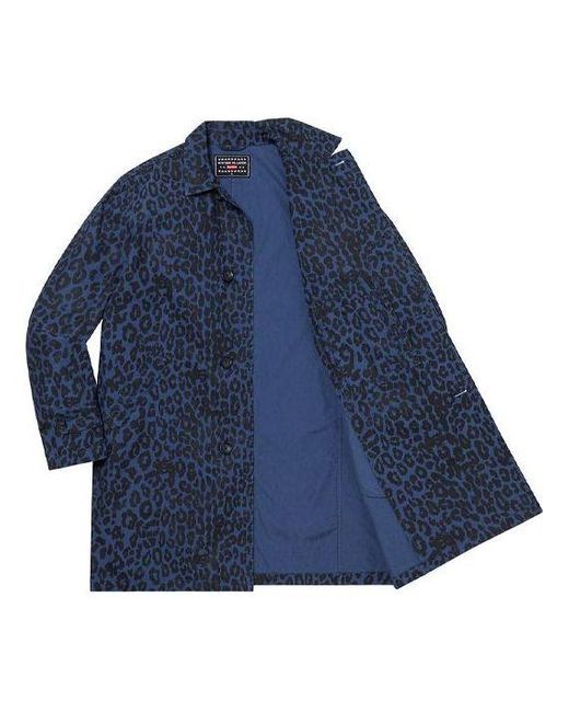 Supreme Blue X Hysteric Glamour Leopard Trench for men