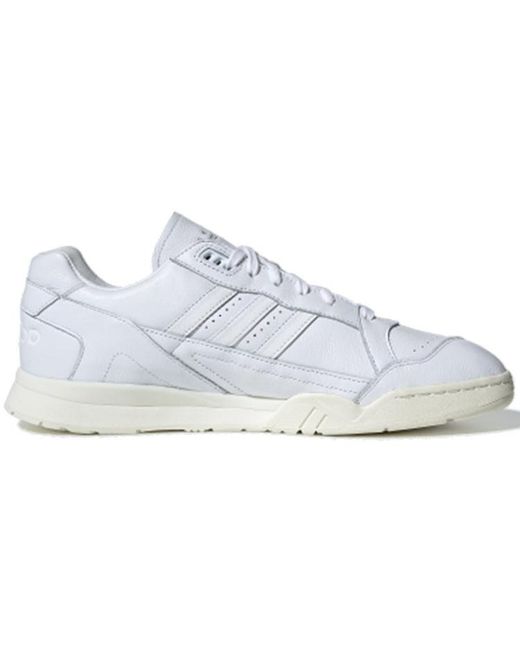 Adidas White A.R. Trainer Recon Leather 'Triple' for men