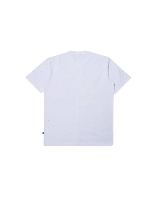 Converse White Smiling Face Printing Breathable Short Sleeve for men