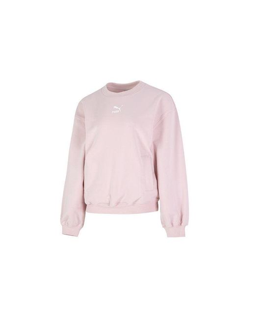 PUMA Pink Graphic Sweatshirt