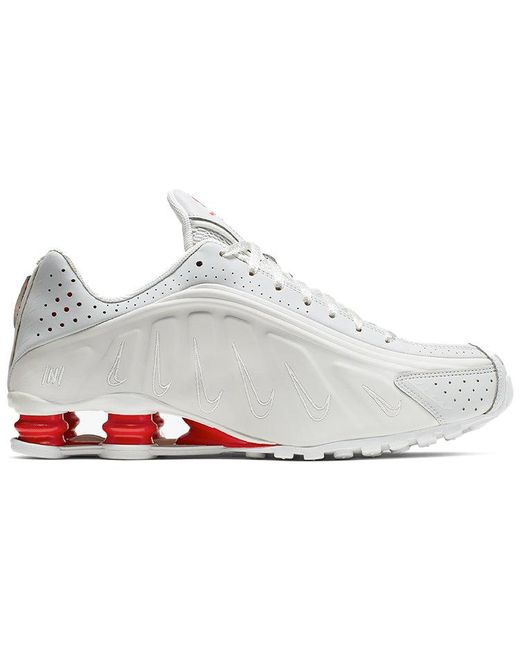 Nike White X Neymar Jr. Shox R4 'Platinum Tint' for men