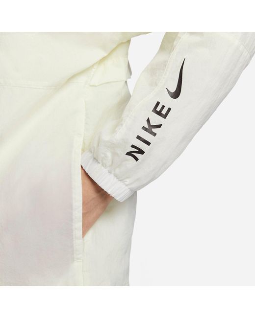 Nike White Sportswear Jacket for men