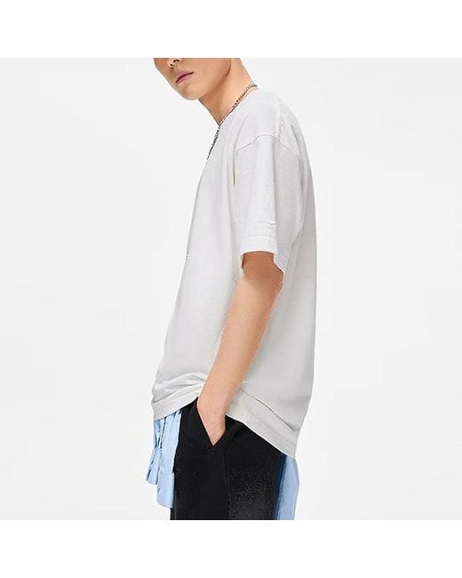 Li-ning White X Disney Oswald Graphic T-Shirt for men