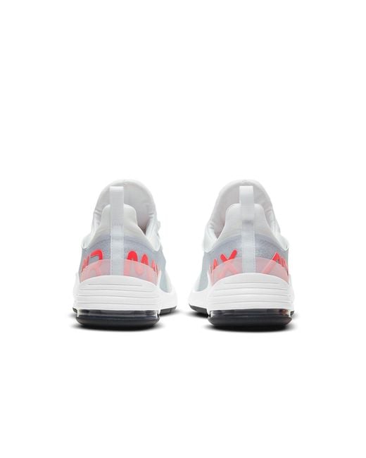 Nike White Air Max Bella Tr Trainer 3 'football Grey Bright Crimson'
