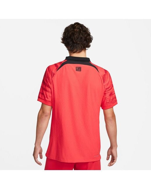Nike Red Korea 2022/23 Match Home Adv Dri-Fit Soccer Jersey 'Global' for men