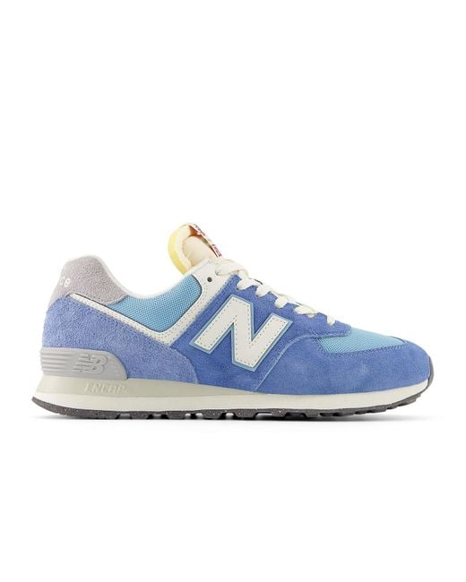New Balance Blue 574 Suede for men