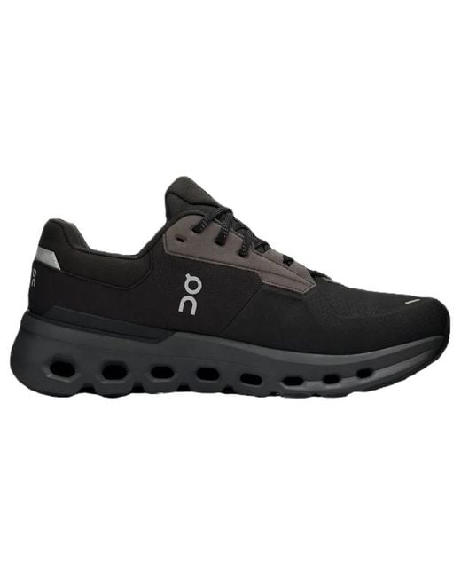 On Shoes Black Cloudrunner 2 Waterproof 'Magnet' for men