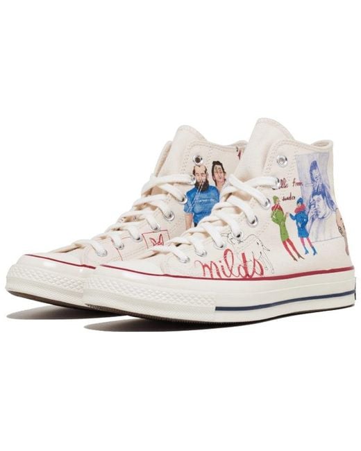 Converse Blue Spencer Mcmullen X Chuck Taylor All Star 70 High 'People Print' for men