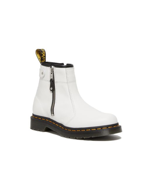 Dr. Martens White (Wmns) 2976 Twin Zip Boots