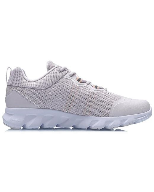 Li-ning Gray (Wmns) Running Shoes 'Light'