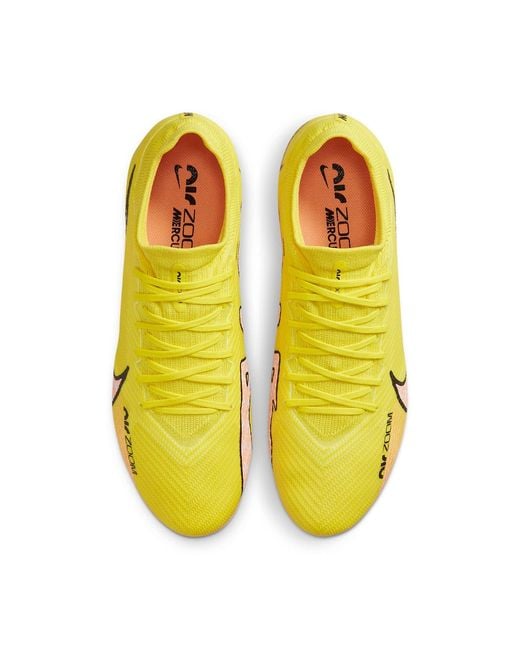 Nike Yellow Zoom Mercurial Steam 15 Ag-Pro Low Top for men