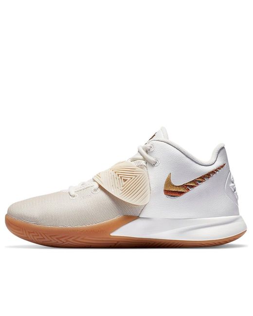 Nike White Kyrie Flytrap 3 Ep Metallic' for men