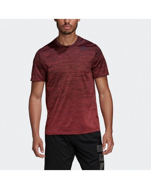 Adidas Purple Gradient Tee Sports Round Neck Short Sleeve for men