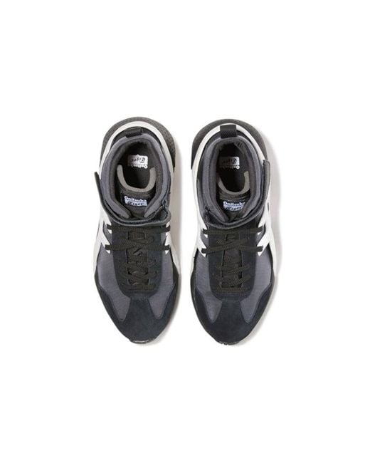 Onitsuka Tiger Black Big Logo Trainer Mid for men