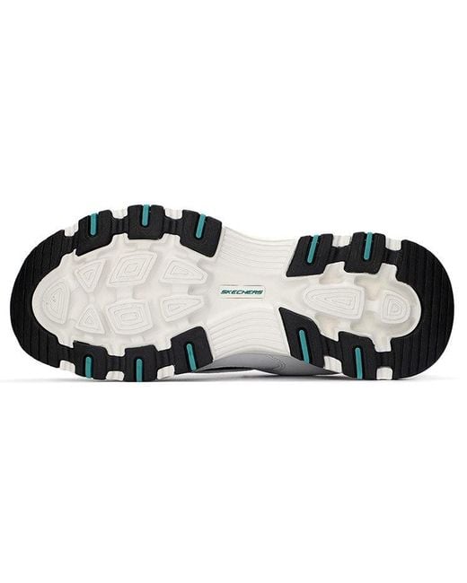 Skechers White D'Lites I-Conik Low-Top Sneakers for men