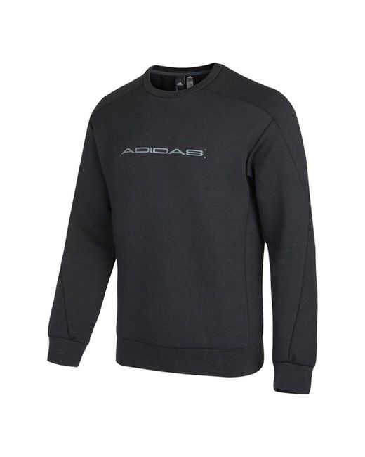 Adidas Blue Th Eng Sweat Logo Printing Casual Sports Pullover for men