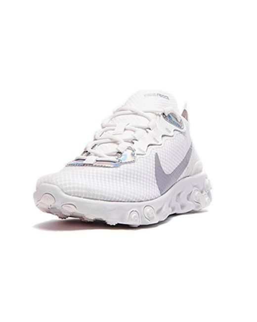 Nike White (Wmns) React Element 55 Iridescent'