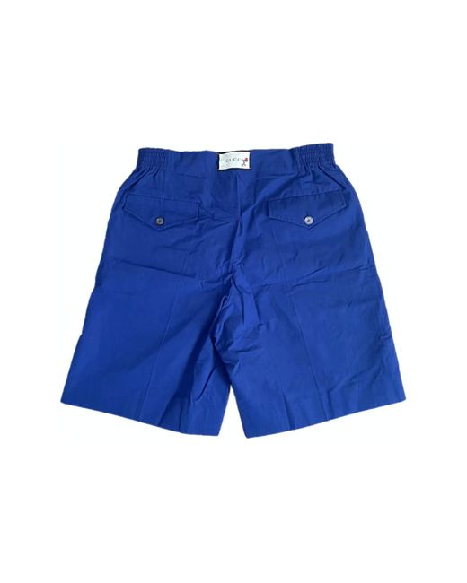 Gucci Blue Plain Chino Short for men