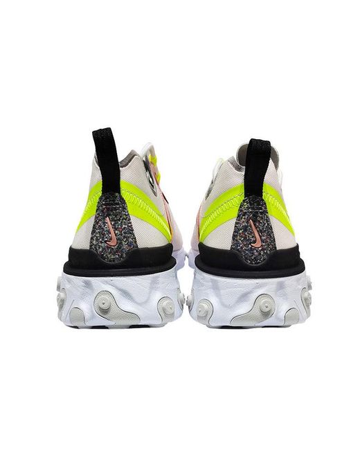 Nike Gray (Wmns) React Element 55 Premium 'Light Soft Volt'