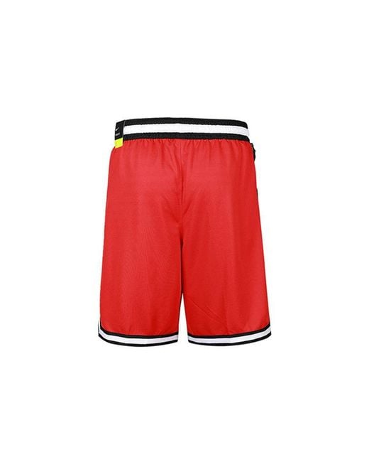 Nike Red Dri-Fit Dna Quick Dry Basketball Sports Drawstring Shorts Large for men