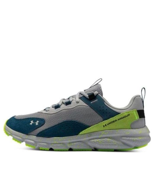 Under Armour Blue Charged Verssert Speckle 'Mod Lime Surge' for men