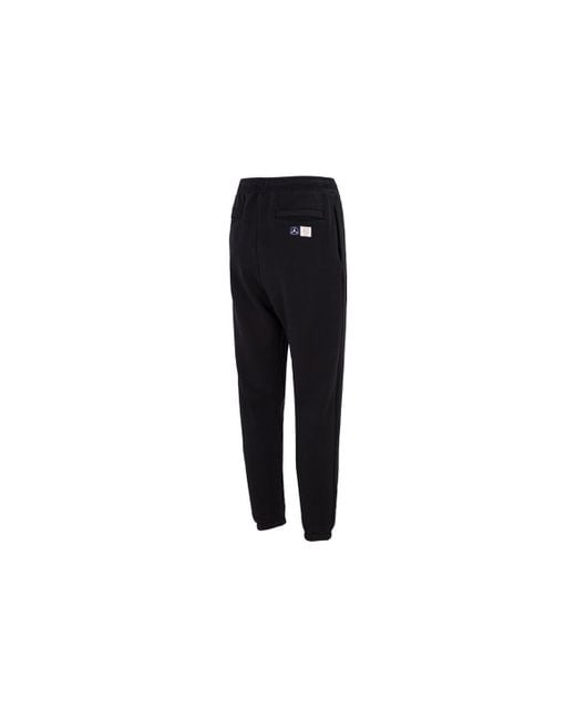 Nike Black J Cny Pant New Year's Edition Logo Embroidered Knit Bundle Feet Sports Pants/Trousers/Joggers for men