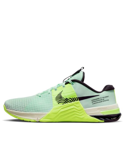 Nike Green Metcon 8 Training Shoes for men