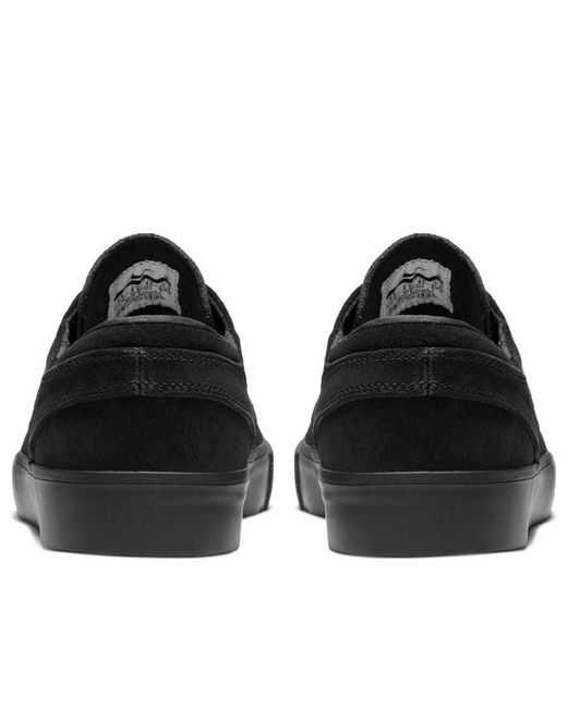 Nike Black Sb Zoom Stefan Janoski Canvas Rm Skate Shoes for men