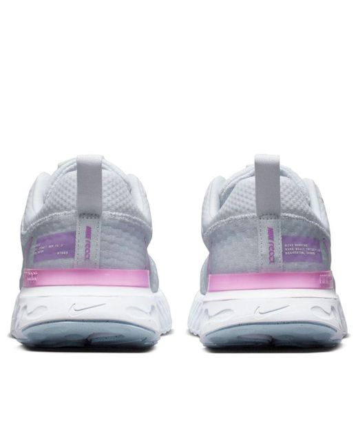 Nike White (Wmns) React Infinity Run Flyknit 3 Rush Fuchsia'