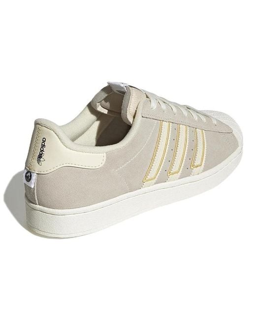 Adidas White Superstar Pulse Amber' for men