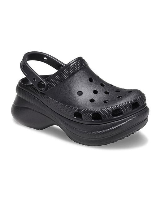 CROCSTM Black (Wmns) Small Whale Retro Thick Sole Sandals