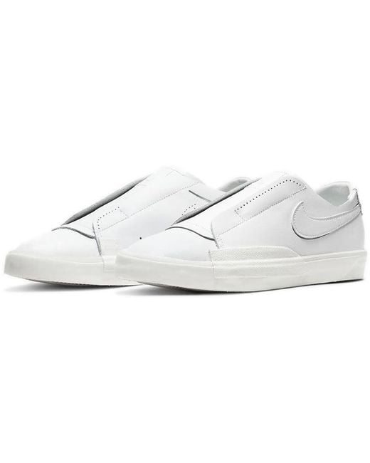 Nike White (Wmns) Blazer Slip 'Triple'