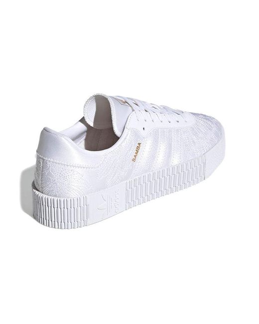 Adidas White (Wmns) Sambarose Cloud'