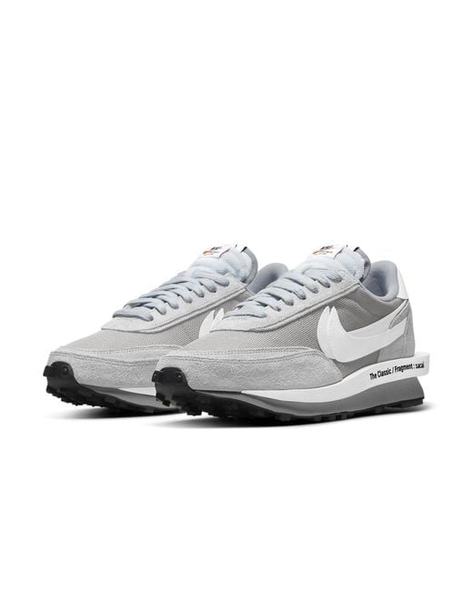 Nike White X Sacai X Fragment Design Ldv Waffle 'Light Smoke' for men