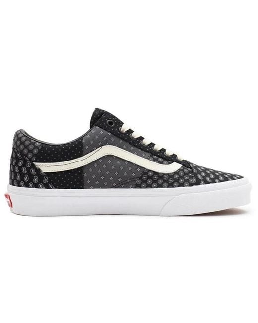 Vans Black Old Skool 'Tie Print Patchwork' for men