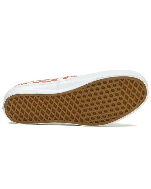Vans Red Og Authentic Lx 'Mecca Checkerboard' for men