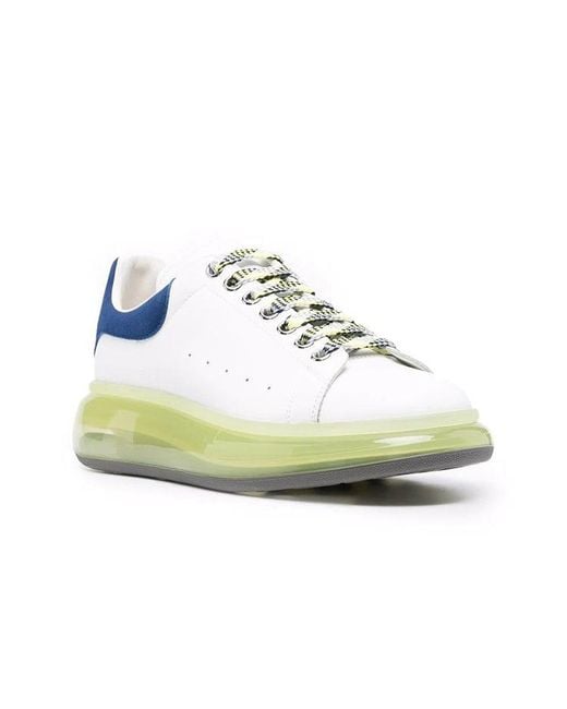 McQueen Blue Oversized Sneaker 'Translucent' for men