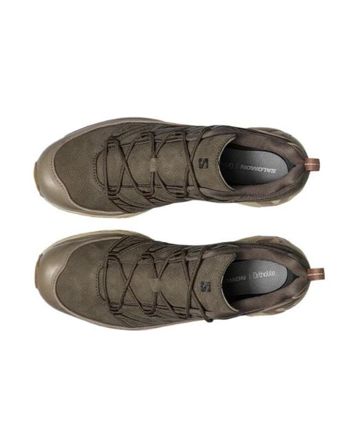 Salomon Brown Xt-6 'Expense Leather' for men