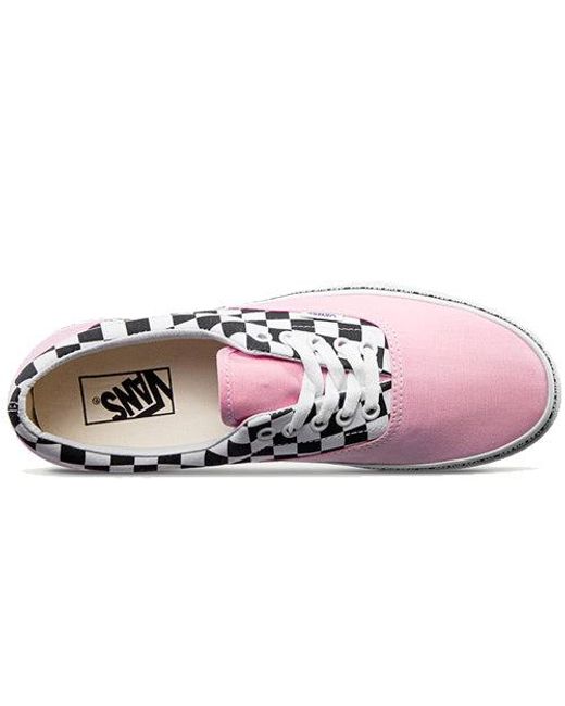 Vans White Era Retro Casual Skate Shoes Grid for men