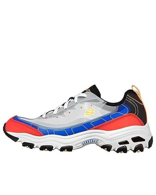 Skechers Blue D'Lites 1.0 Low-Running Shoes for men