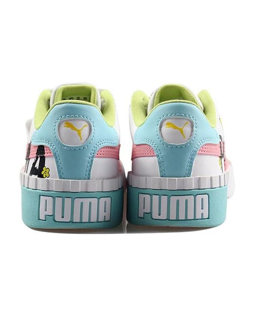 PUMA White (Wmns) Cali Novelty 'Flower'