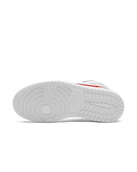 Nike White (Wmns) 1 Mid University'