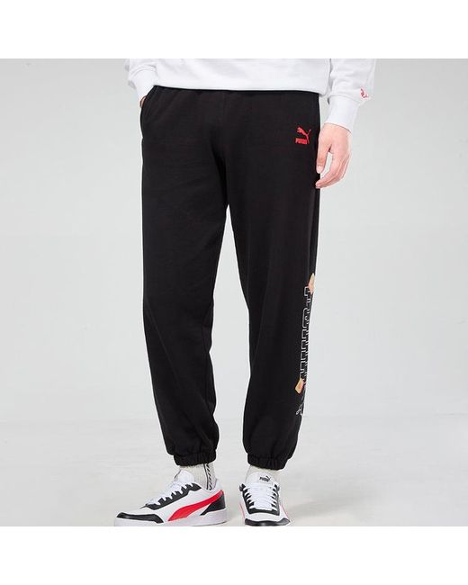 PUMA Black Yotox Sweatpants for men