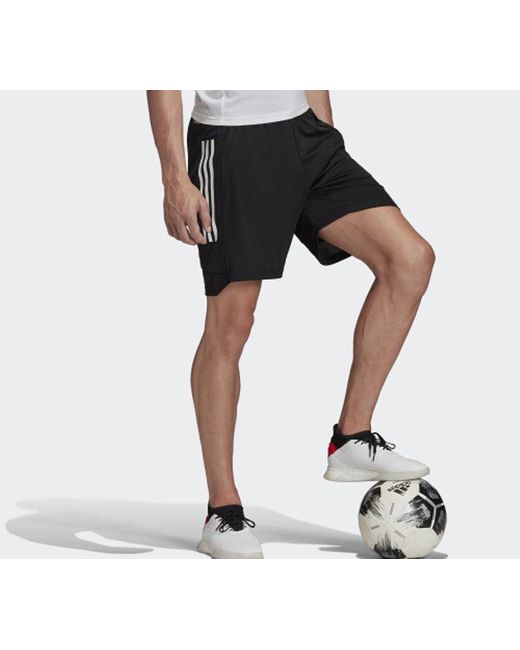 Adidas Black Con20 Tr Sho Football Training Shorts for men